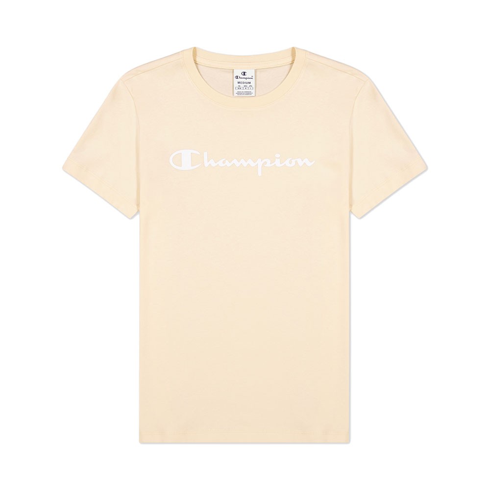 Champion T-Shirt Basica Logo Sabbia Donna S