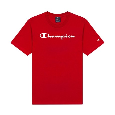 Champion T-Shirt Logo Grande Bordeaux Uomo