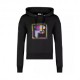Fila Felpa Con Cappuccio Logo Multicolore Nero Donna