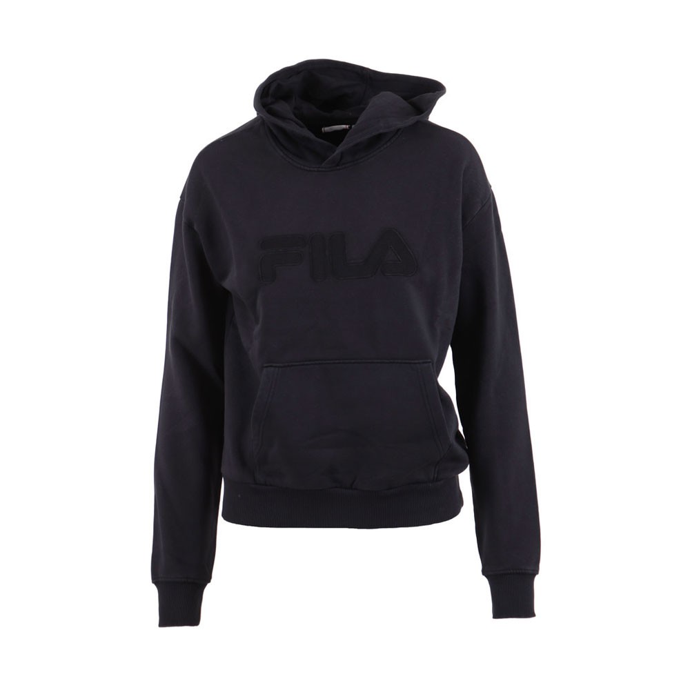 Fila Felpa Con Cappuccio Nero Donna L