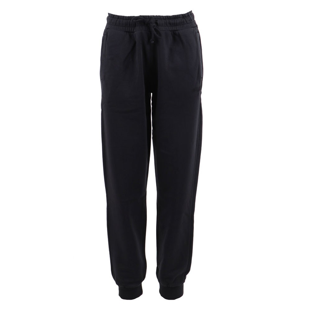 Fila Pantaloni Con Polsino Logo Nero Donna L