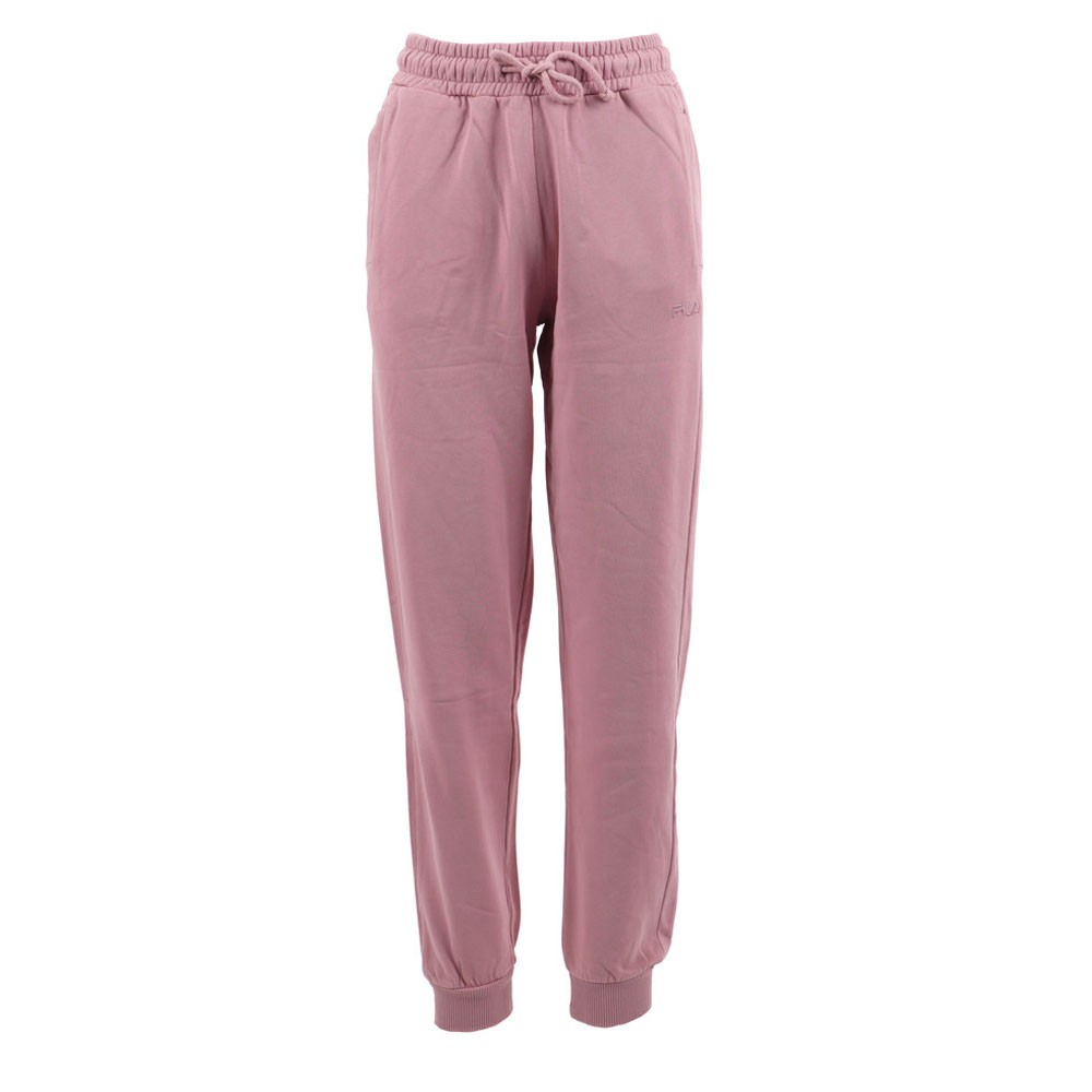 Fila Pantaloni Con Polsino Logo Rosa Donna M