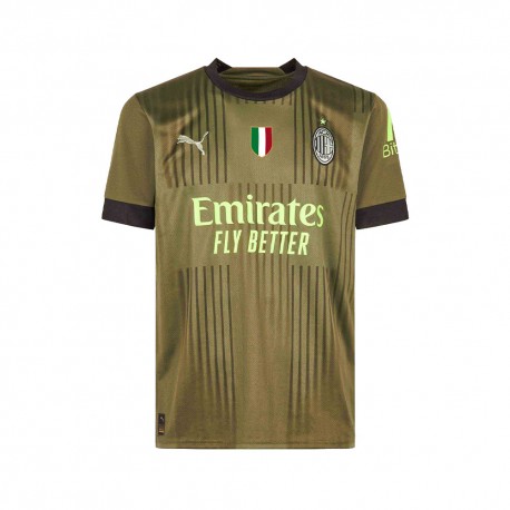 Puma Maglia Calcio Ac Milan 3Rd 22 23 Verde Uomo