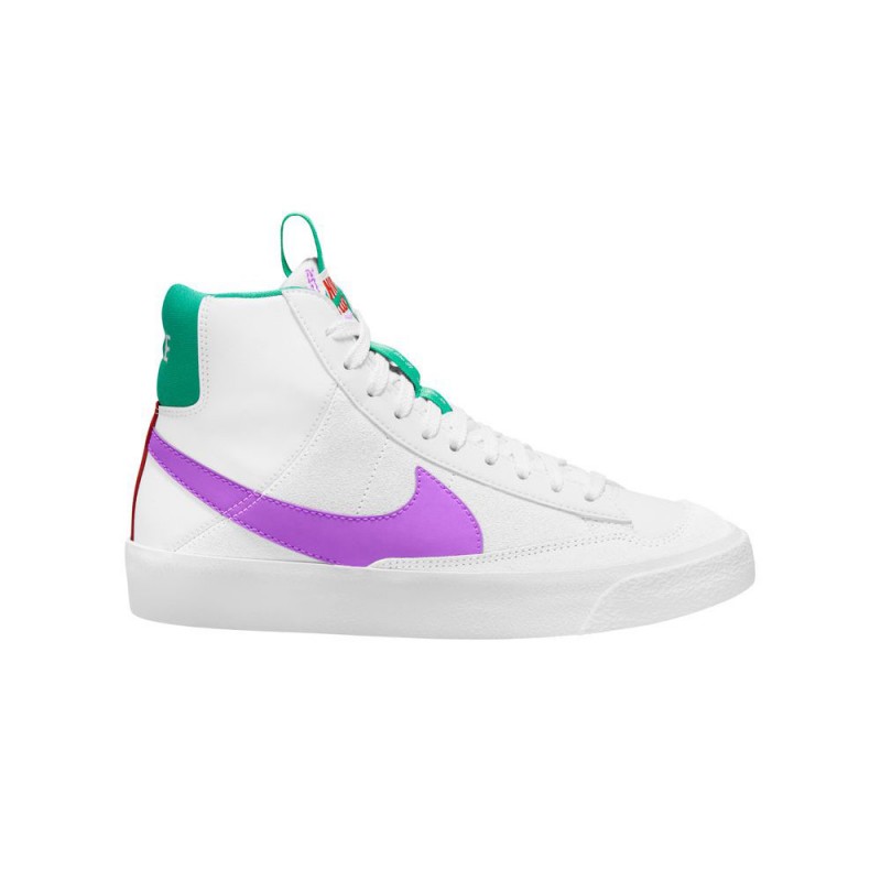 Nike Blazer Mid 77 Se Bianco Fucsia - Sneakers Bambina