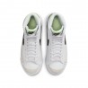 Nike Blazer Mid 77 Gs Bianco Nero - Sneakers Bambino