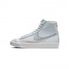 Nike Blazer Mid 77 Gs Bianco Argento - Sneakers Bambina