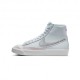 Nike Blazer Mid 77 Gs Bianco Argento - Sneakers Bambina