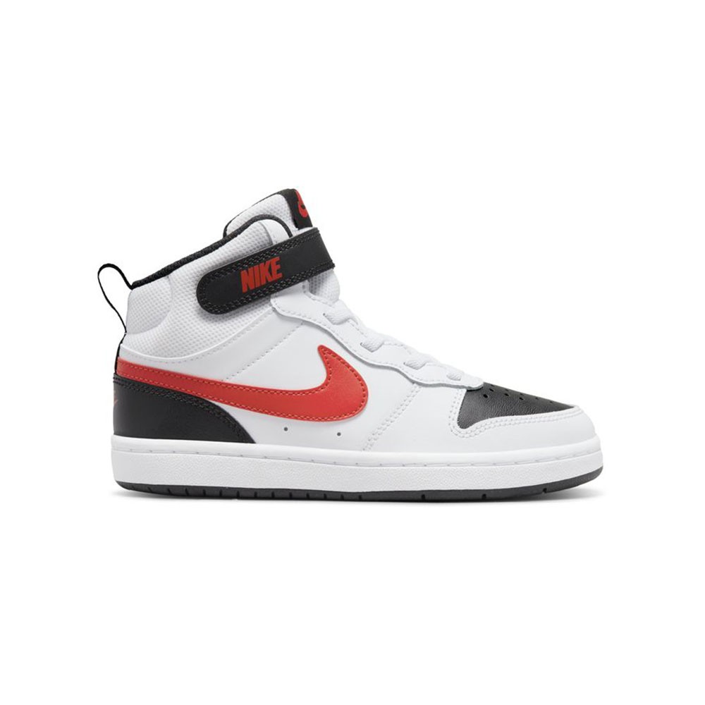 Nike Court Borough Mid 2 Ps Bianco Rosso - Sneakers Bambino EUR 28 / US 11C