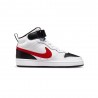 Nike Court Borough Mid 2 Gs Bianco Rosso - Sneakers Bambino