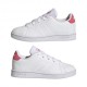 ADIDAS Advantage K Gs Bianco Fucisa - Sneakers Bambina