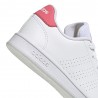 ADIDAS Advantage K Gs Bianco Fucisa - Sneakers Bambina