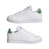 ADIDAS Advantage K Gs Bianco Verde - Sneakers Bambino