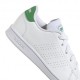 ADIDAS Advantage K Gs Bianco Verde - Sneakers Bambino