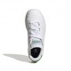 ADIDAS Advantage K Gs Bianco Verde - Sneakers Bambino