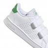 ADIDAS Advantage Cf I Td Bianco Verde - Sneakers Bambino