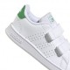 ADIDAS Advantage Cf I Td Bianco Verde - Sneakers Bambino