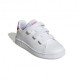 ADIDAS Advantage Cf C Ps Bianco Fucisa - Sneakers Bambina