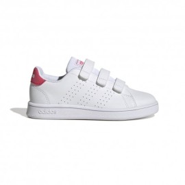 ADIDAS Advantage Cf C Ps Bianco Fucisa - Sneakers Bambina