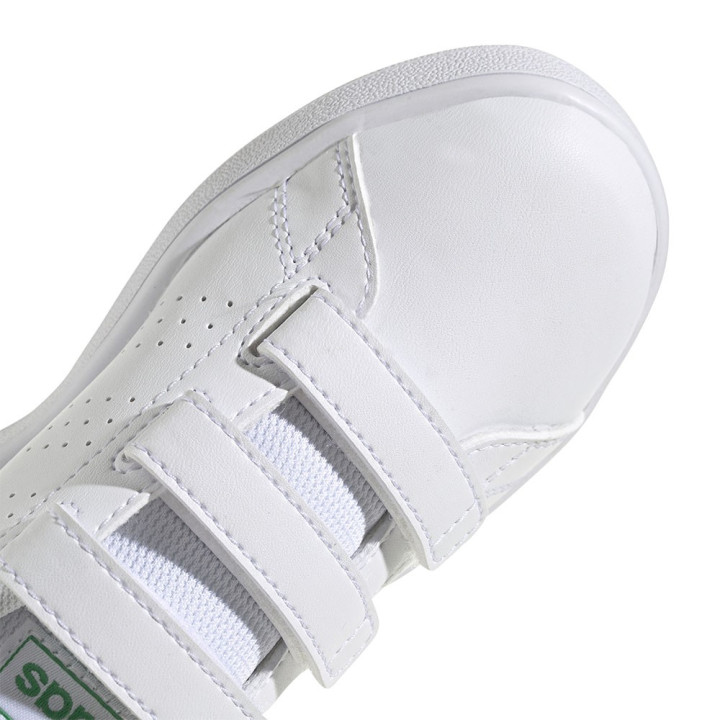 ADIDAS Advantage Cf C Ps Bianco Verde - Sneakers Bambino