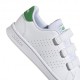 ADIDAS Advantage Cf C Ps Bianco Verde - Sneakers Bambino