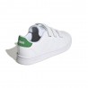 ADIDAS Advantage Cf C Ps Bianco Verde - Sneakers Bambino