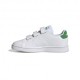 ADIDAS Advantage Cf C Ps Bianco Verde - Sneakers Bambino