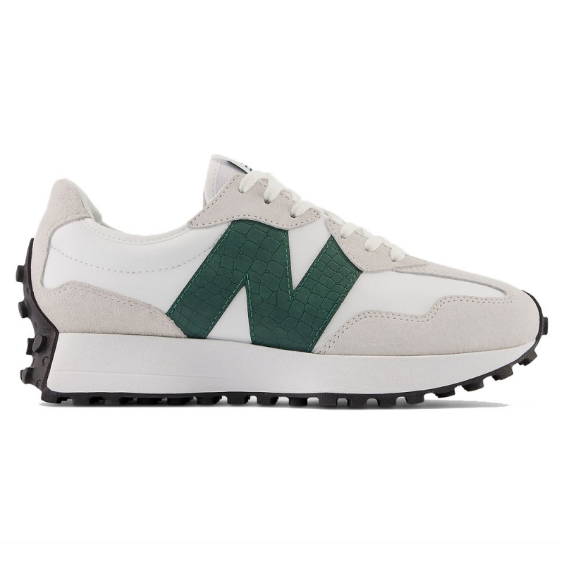 New Balance 327 Leather Bianco Verde Sneakers Donna Acquista online