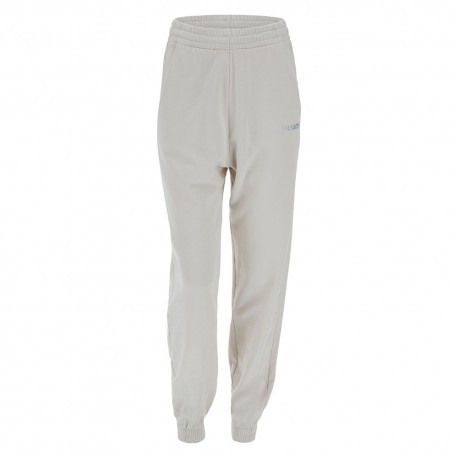Freddy Pantaloni Con Polsino Bianco Donna
