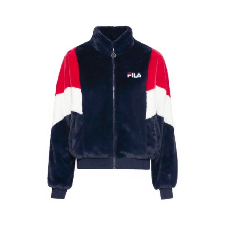 Fila Ecopelliccia Blu Rossa Donna