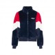 Fila Ecopelliccia Blu Rossa Donna