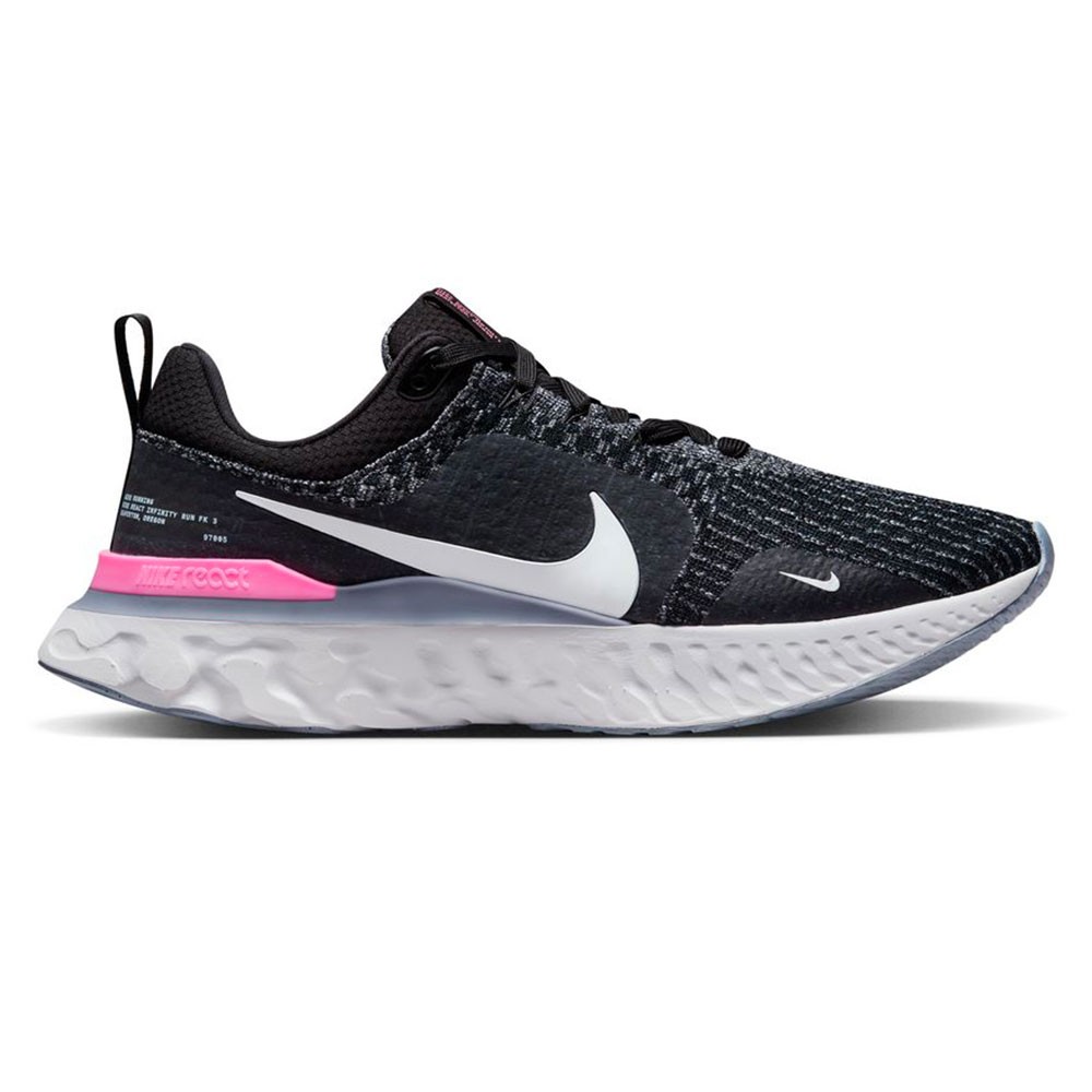 Nike React Infinity Run Fk 3 Nero Grigio - Scarpe Running Uomo EUR 40,5 / US 7,5