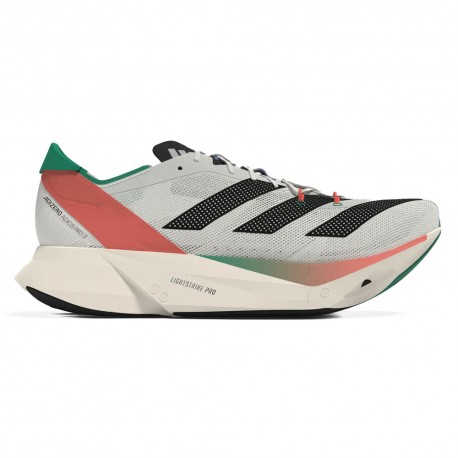 ADIDAS Adizero Adios Pro 3 Bianco Nero - Scarpe Running Uomo