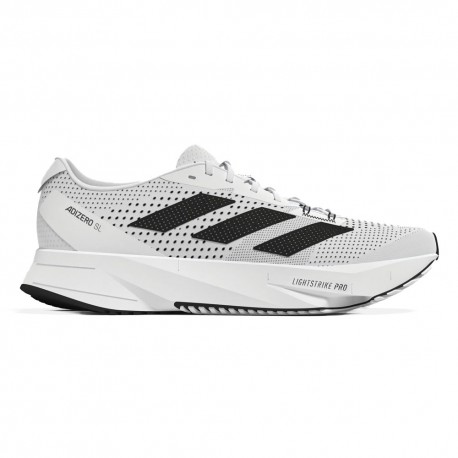 ADIDAS Adizero Sl Ftwr Bianco Nero Carbon - Scarpe Running Uomo