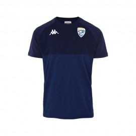 Kappa Maglia Maniche Corte Brescia Calcio Staff Blu Uomo