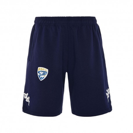 Kappa Pantaloncini Calcio Brescia Con Cerniera Blu Uomo