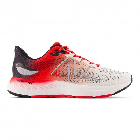 New Balance Fresh Foam 880 V12 Bianco Rosso - Scarpe Running Uomo