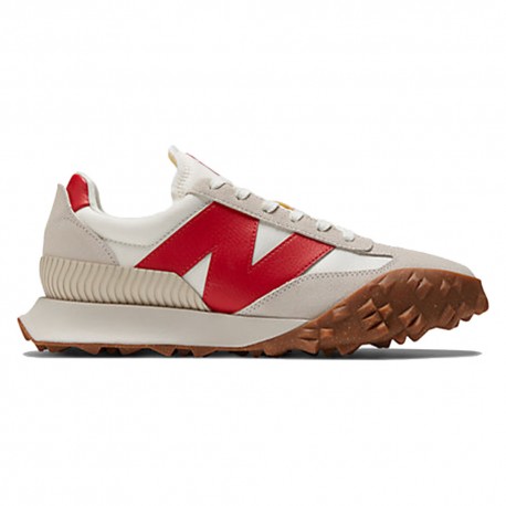 New Balance Xc-72 Suede Canvas Bianco Rosso - Sneakers Uomo