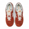 New Balance 574 Vintage Suede Arancio Bianco - Sneakers Uomo