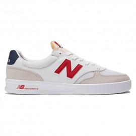 New Balance 300 Mesh Suede Bianco Rosso Blu - Sneakers Uomo