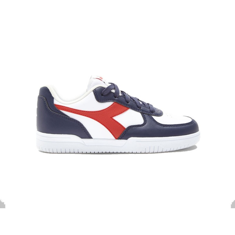 Diadora Raptor Low Gs Blu Rosso Bianco Sneakers Bambino