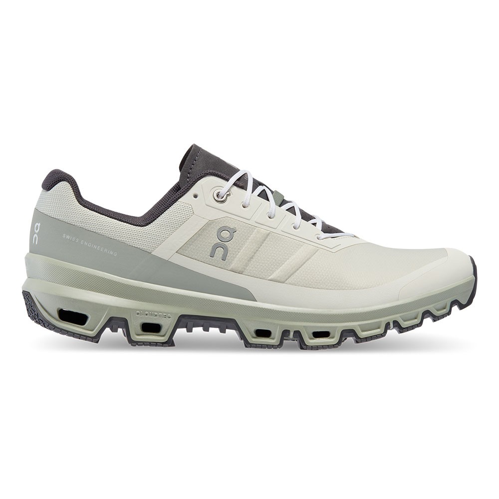 On Cloudventure Bianco Grigio - Scarpe Trail Running Uomo EUR 46 / US 11,5
