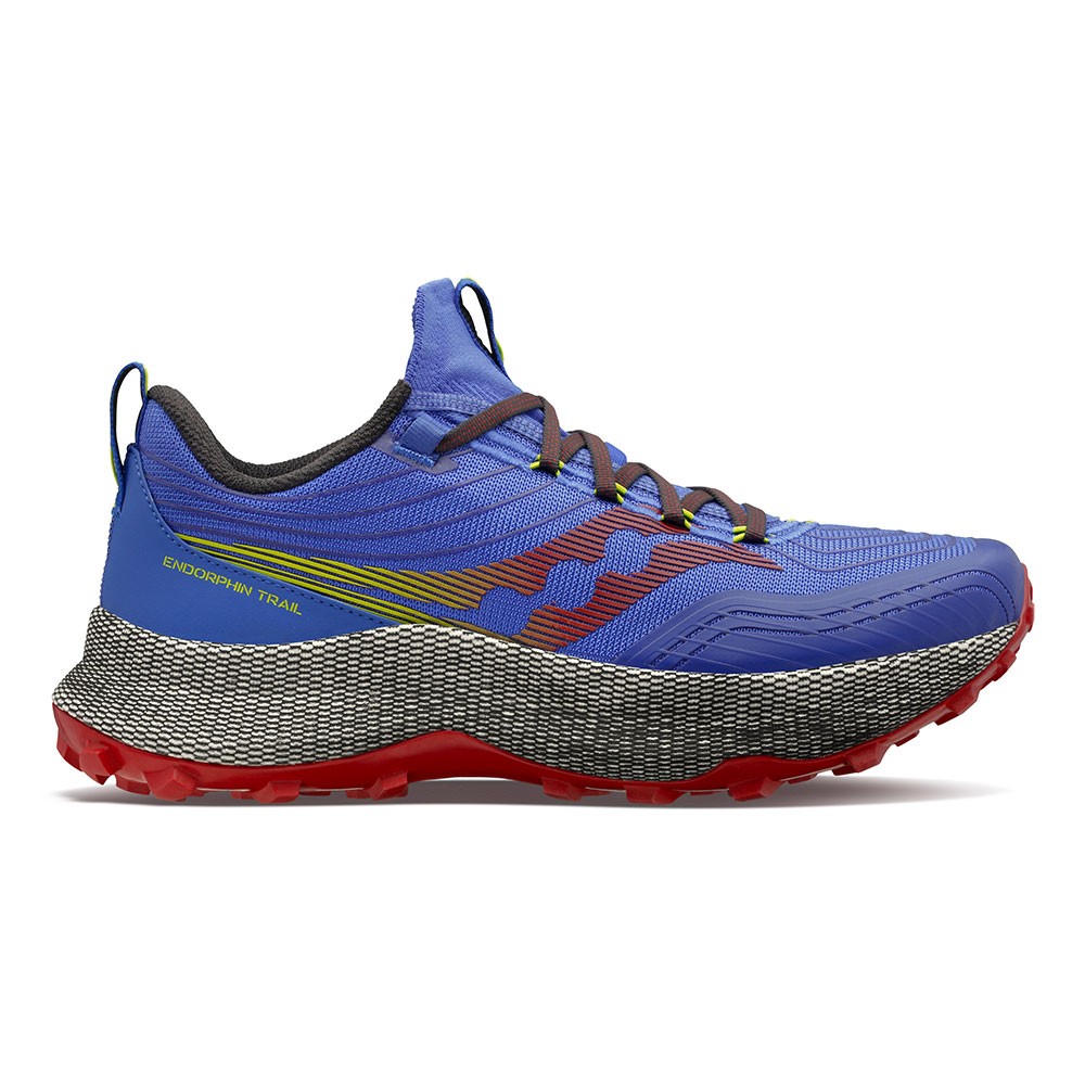 Saucony Endorphin Trail Blu Rosso - Scarpe Trail Running Uomo EUR 43 / US 9.5