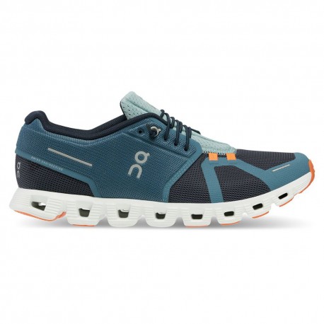 On Cloud 5 Push Blu Grigio - Sneakers Uomo