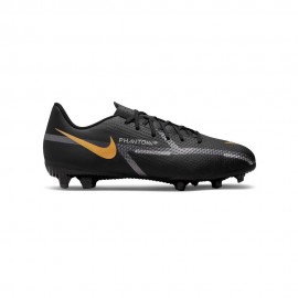 Nike Jr Phantomn GT2 Academy Mg Nero Oro - Scarpe Da Calcio Bambino