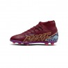 Nike Jr Mercurial Superfly 9 Club Km Fg/Mg Bordeaux - Scarpe Da Calcio Bambino