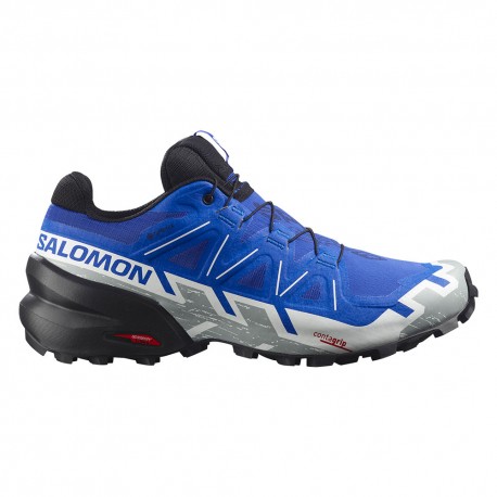 Salomon Speedcross 6 Gore-Tex Nero Bianco Blu - Scarpe Trail Running Uomo