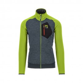 Karpos Fleece Odle Dark Slate Lime Verde Uomo