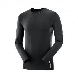 Salomon Maglia Trail Running Sense Deep Nero Uomo