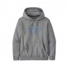 Patagonia Felpa Trekking Forge Mark Uprisal Hoody Gravel Heather Uomo