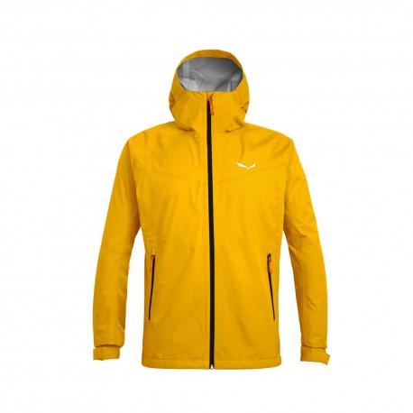 Salewa Giacca Trekking Puez Aqua 3 Oro Uomo